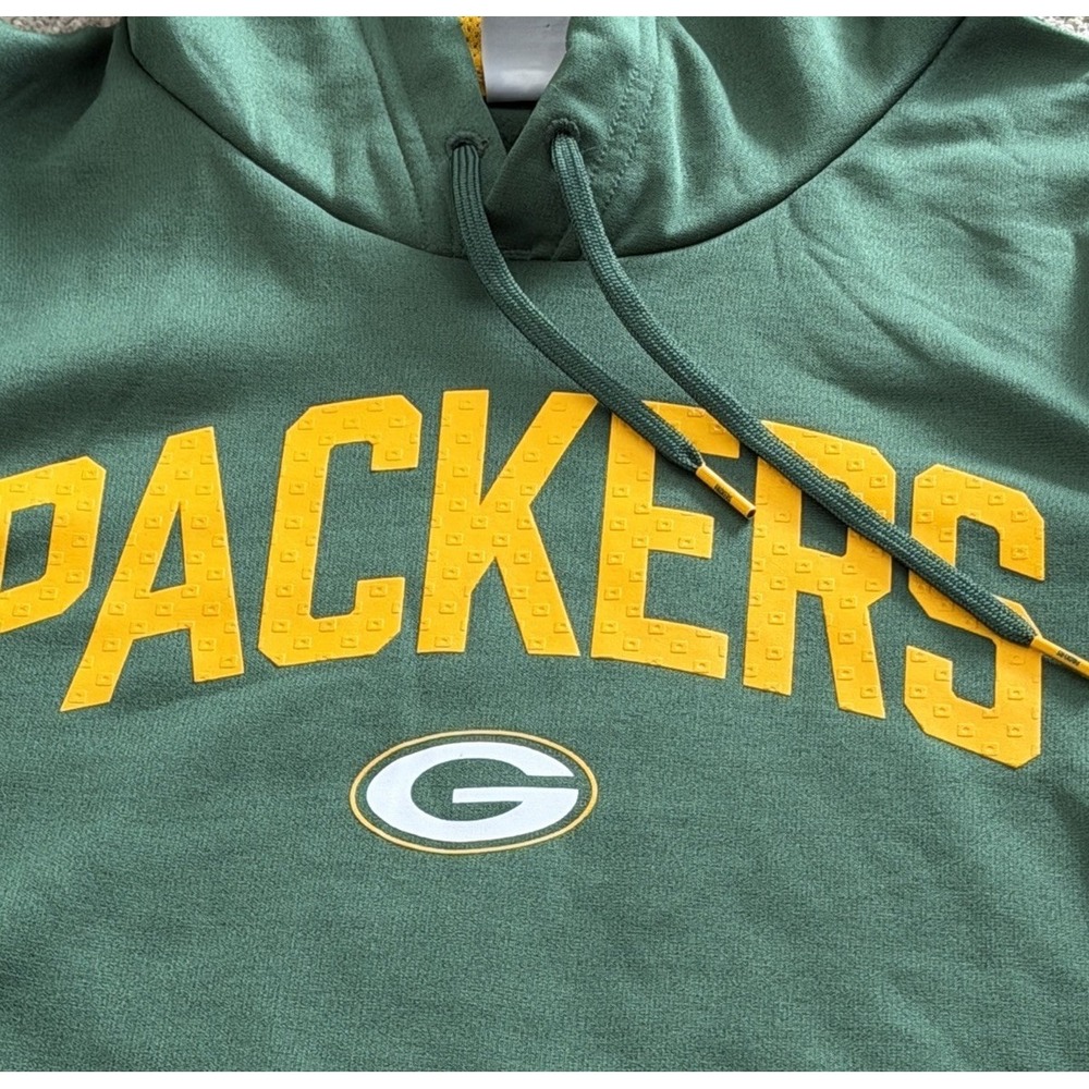 Nike Green Bay Packers Therma Fit Hoodie Mens Small NFL On‎ Field